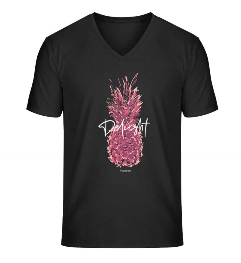 Delight - Unisex Bio V T-Shirt - black