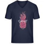 Delight – Unisex Bio V T-Shirt – french navy