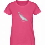 Dolphin – Damen Premium Bio T-Shirt – pink punch