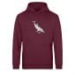 Dolphin - Light Unisex Bio Hoodie - burgundy