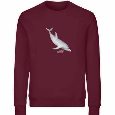 Dolphin - Unisex Bio Sweater - burgundy