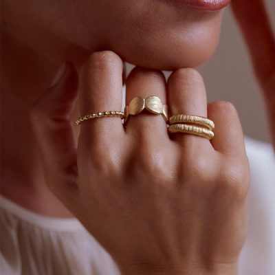 ELNA Ring aus recyceltem Gold