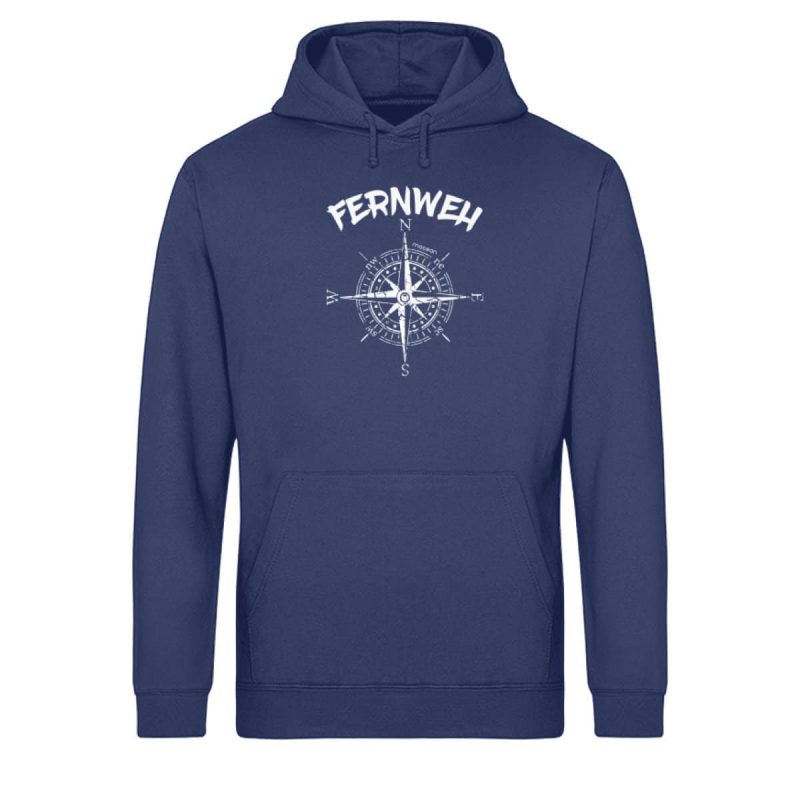 Fernweh - Light Unisex Bio Hoodie - blue