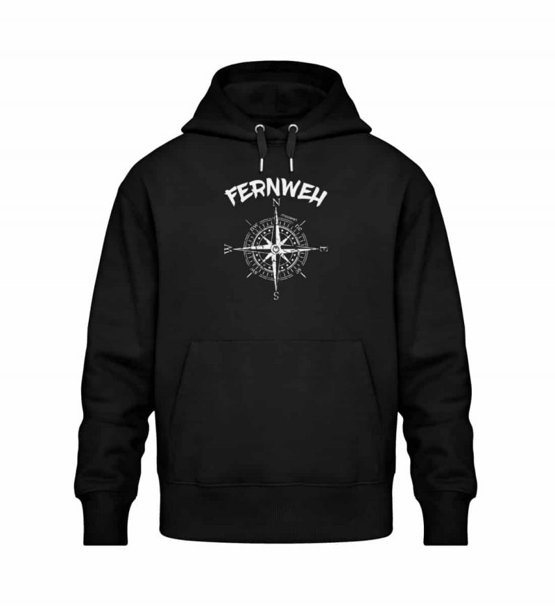 Fernweh - Relaxed Bio Hoodie - black