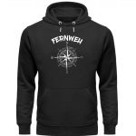 Fernweh – Premium Unisex Bio Hoodie – schwarz