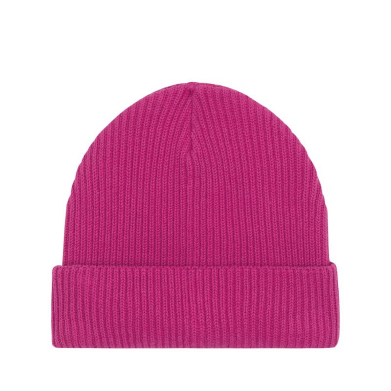 Fisherman- Organic Beanie in orchidee