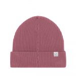 Fisherman- Organic Beanie Hinteransicht in altrosa