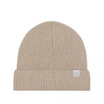 Fisherman- Organic Beanie Hinteransicht in sand