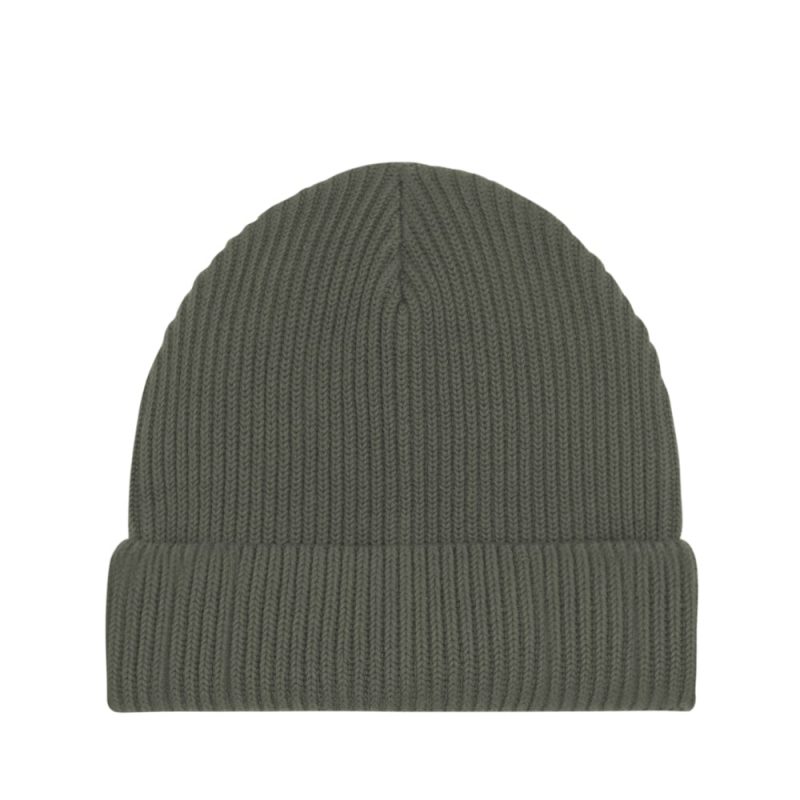 Fisherman- Organic Beanie in khaki