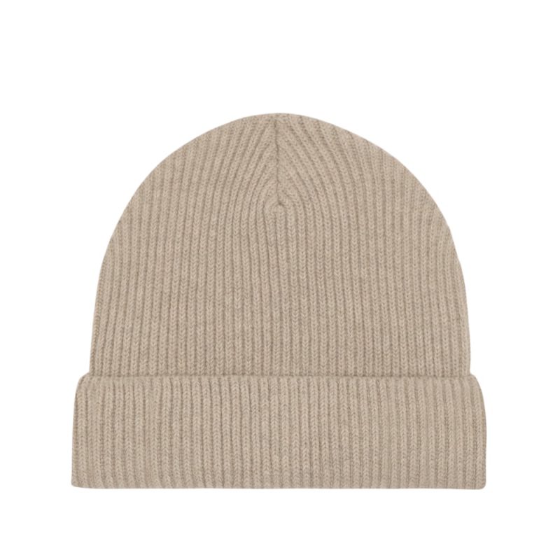 Fisherman- Organic Beanie in sand