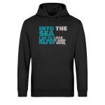 Into the Sea – Light Unisex Bio Hoodie – black