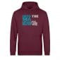 Into the Sea - Light Unisex Bio Hoodie - burgundy