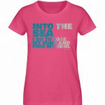 Into the Sea – Damen Premium Bio T-Shirt – pink punch