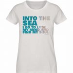Into the Sea – Damen Premium Bio T-Shirt – vintage white