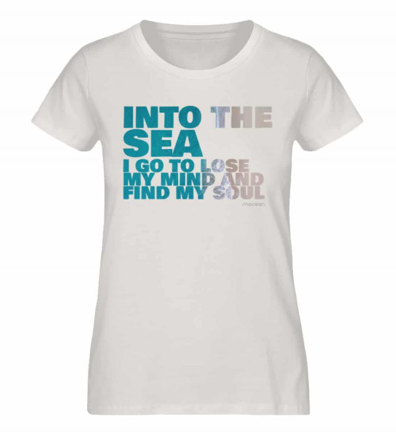 Into the Sea - Damen Premium Bio T-Shirt - vintage white