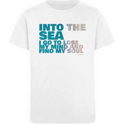 Into the Sea - Kinder Organic T-Shirt - white