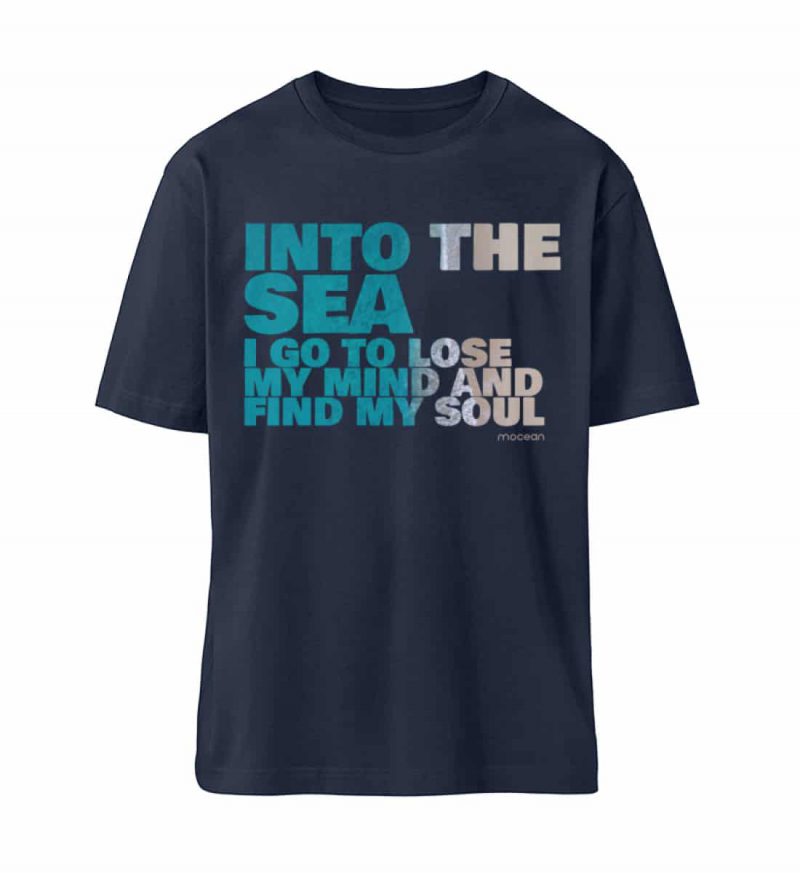 Into the Sea - Relaxed Bio T-Shirt - french navy