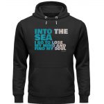 Into the Sea – Premium Unisex Bio Hoodie – black