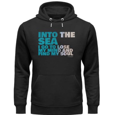 Into the Sea - Premium Unisex Bio Hoodie - black