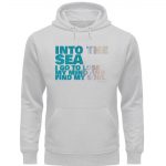 Into the Sea – Premium Unisex Bio Hoodie – heathergrey