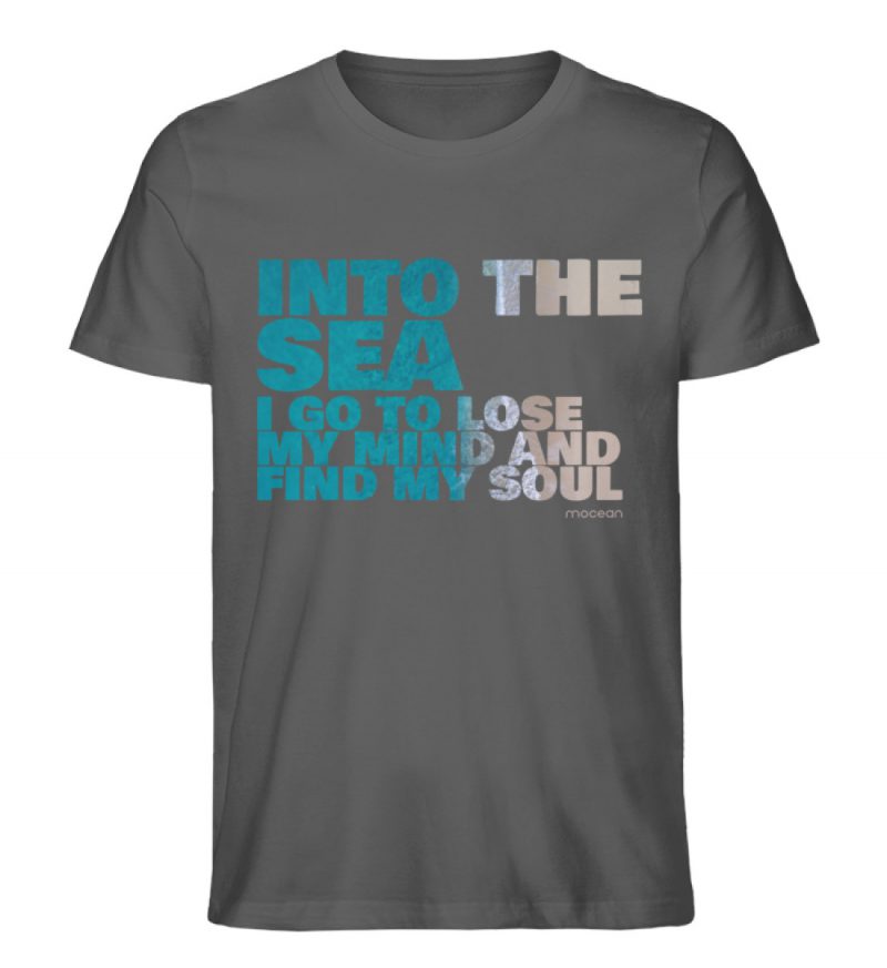 Into the Sea - Unisex Bio T-Shirt - anthracite