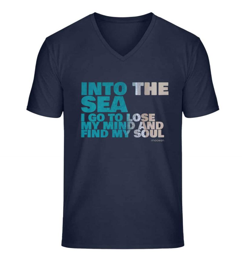Into the Sea - Unisex Bio V T-Shirt - french navy