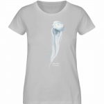 Jelly Fish – Damen Premium Bio T-Shirt – heather grey