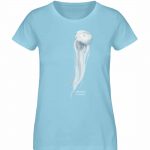 Jelly Fish – Damen Premium Bio T-Shirt – sky blue