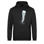 Jelly Fish – Light Unisex Bio Hoodie – black