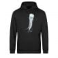 Jelly Fish - Light Unisex Bio Hoodie - black