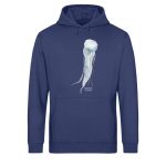Jelly Fish – Light Unisex Bio Hoodie – navy blue