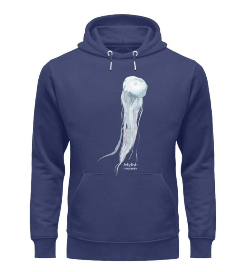 Jelly Fish - Premium Unisex Bio Hoodie - blue
