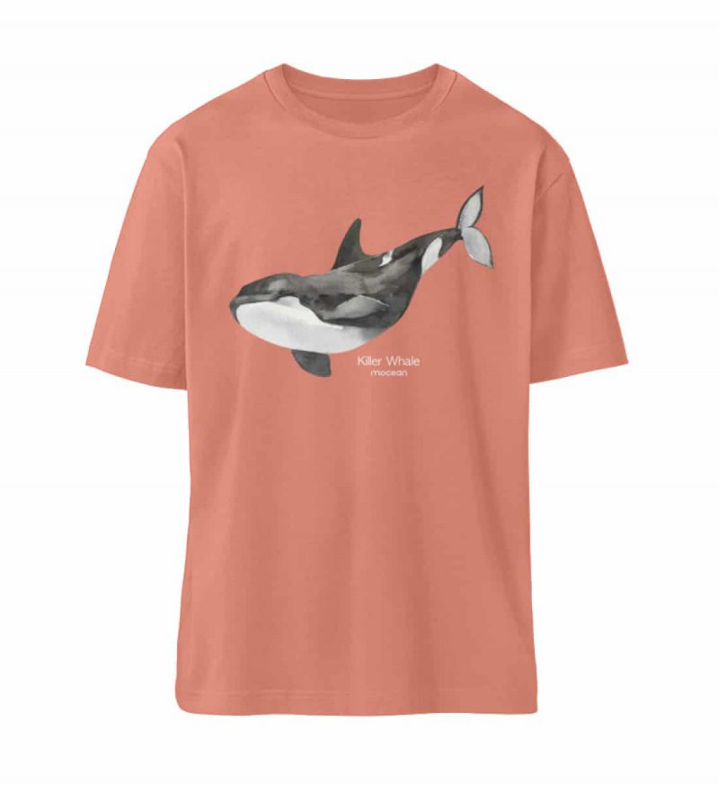 Killer Whale - Relaxed Bio T-Shirt - rose clay