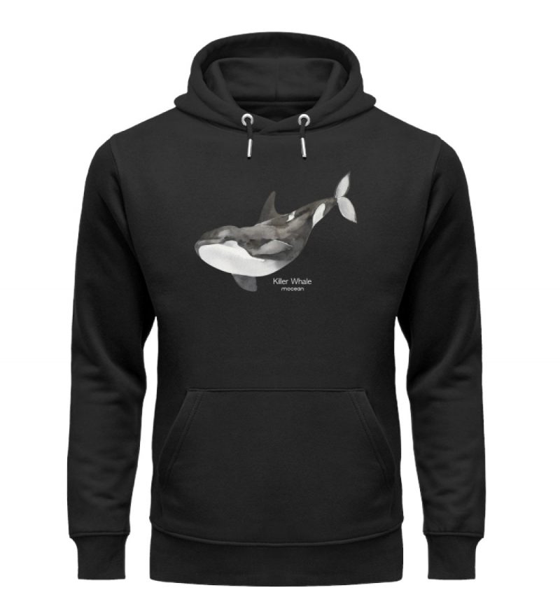 Killer Whale - Premium Unisex Bio Hoodie - black