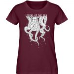 Legend of the Sea – Damen Premium Bio T-Shirt – burgundy
