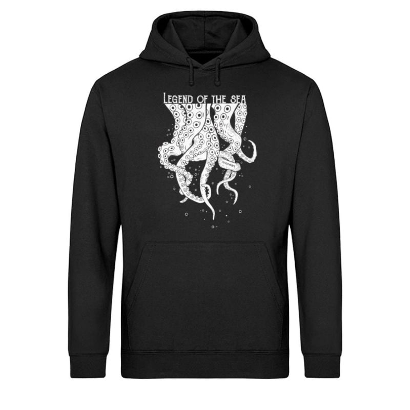 Legend of the Sea - Light Unisex Bio Hoodie - black