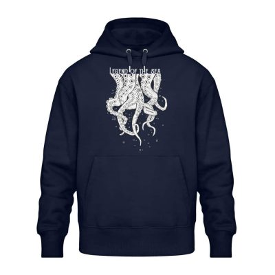 Legend of the Sea - Relaxed Bio Hoodie - blue