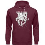 Legend of the Sea – Premium Unisex Bio Hoodie – burgundy