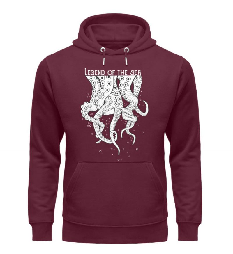 Legend of the Sea - Premium Unisex Bio Hoodie - burgundy