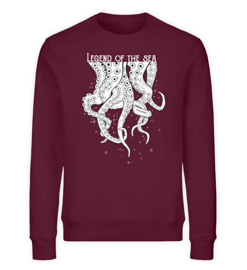 Legend of the Sea - Unisex Bio Sweater - burgundy