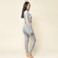 Long Sleeve Activewear aus Econyl silvergrey