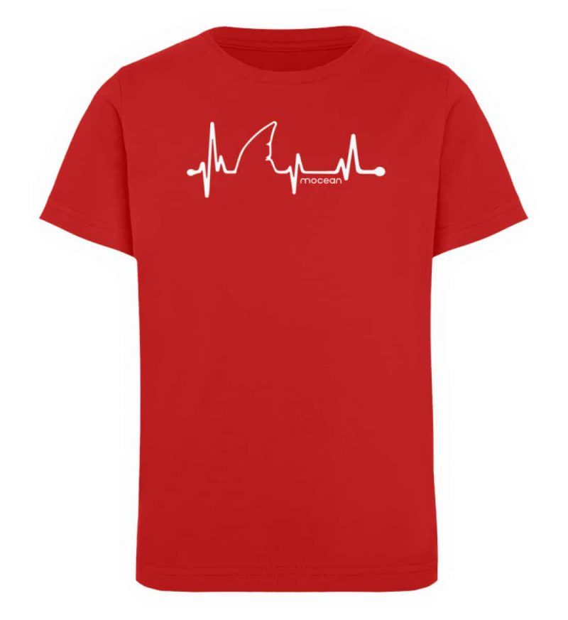 Love Shark - Kinder Organic T-Shirt - red