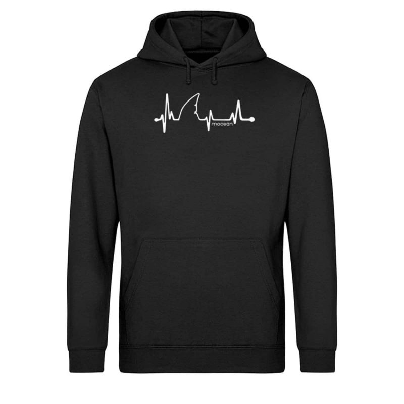 Love Shark - Light Unisex Bio Hoodie - black
