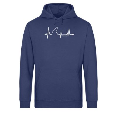 Love Shark - Light Unisex Bio Hoodie - navy blue