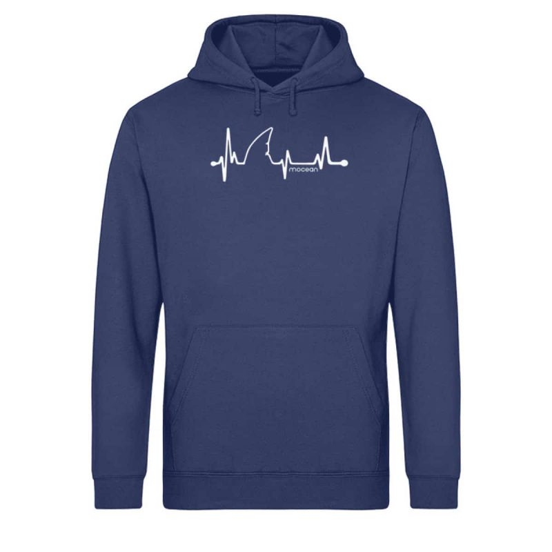 Love Shark - Light Unisex Bio Hoodie - navy blue