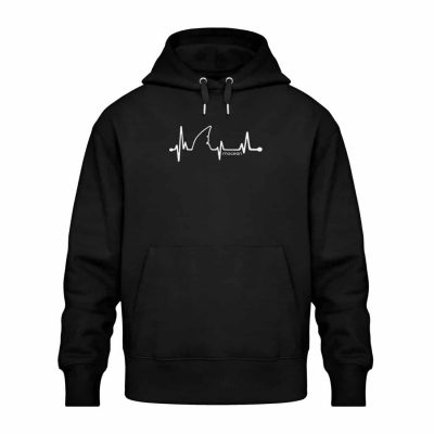 Love Shark - Relaxed Bio Hoodie - black