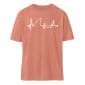 Love Shark - Relaxed Bio T-Shirt - rose clay