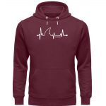 LoveShark – Premium Unisex Bio Hoodie – burgundy