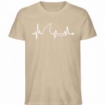 Love Shark – Unisex Bio T-Shirt – heather sand