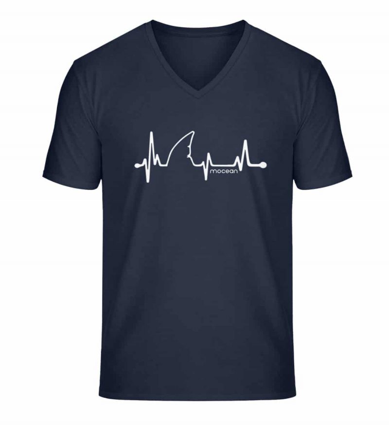 Love Shark - Unisex Bio V T-Shirt - french navy